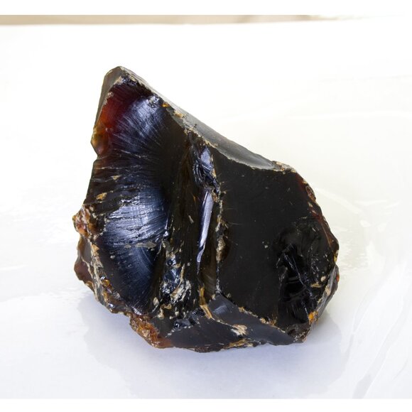 Raw Unpolished Sumatra Amber Fossil Stone 100% Genuine, 167.6 gr Decor Stone - Picture 7 of 9